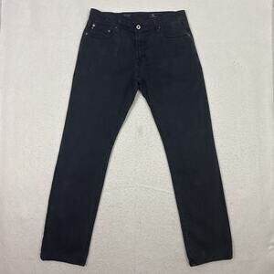 AG Adriano Goldschmied Pants Mens 32x32 Dark Blue Slim Straight Stretch